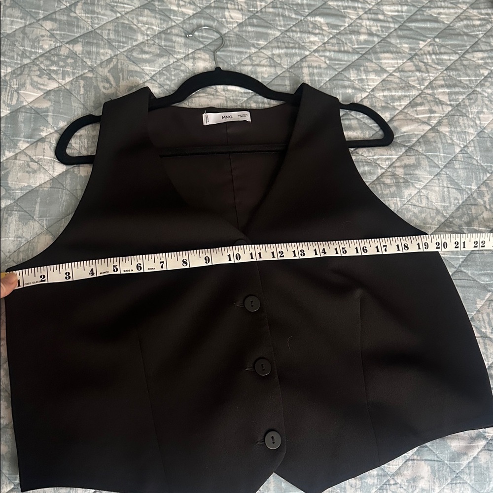 Mango  Suit waistcoat with buttons - Picture 8 of 9